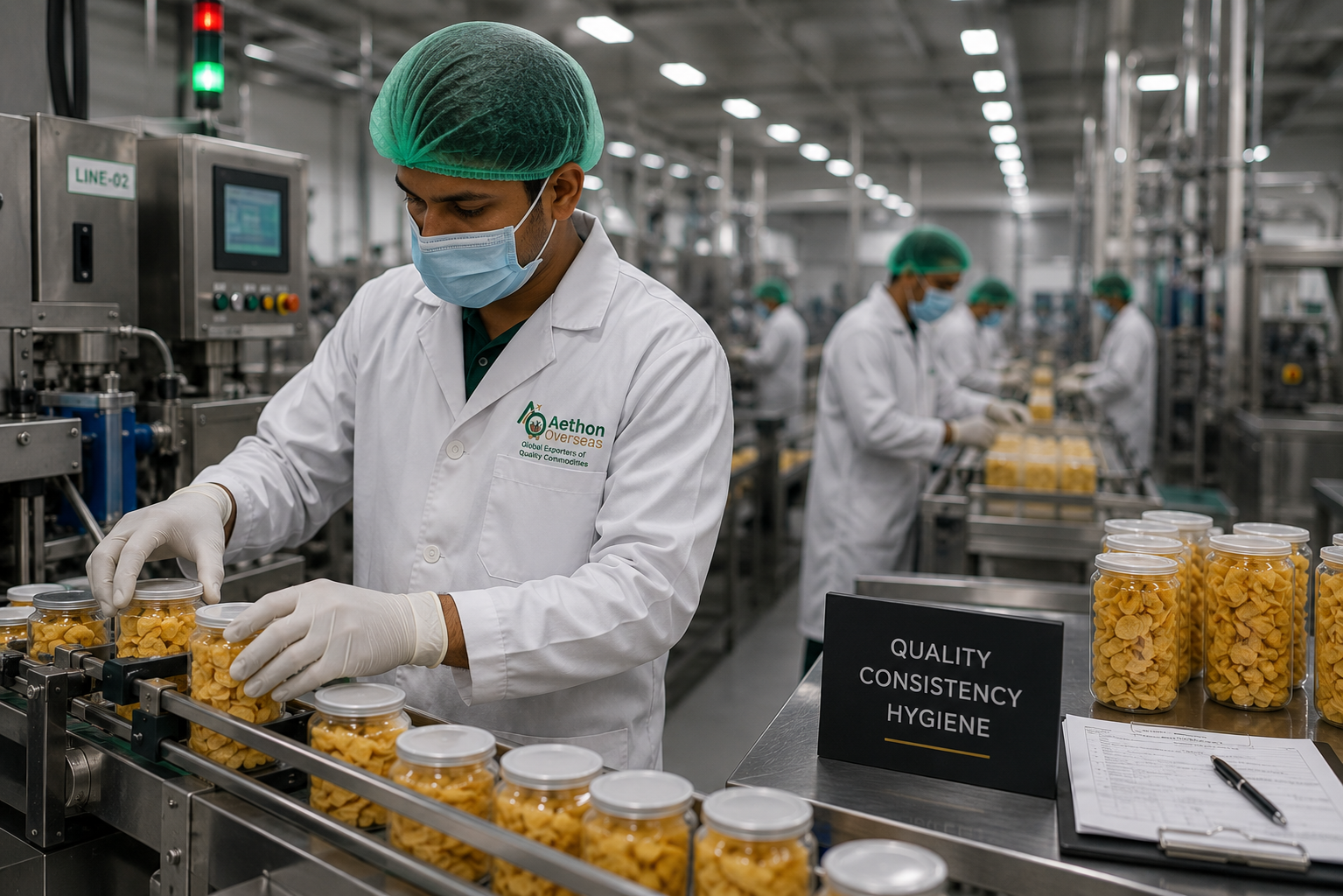 Private-label production at a certified facility